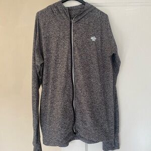 rabbit Gray Zip-Up Hoodie